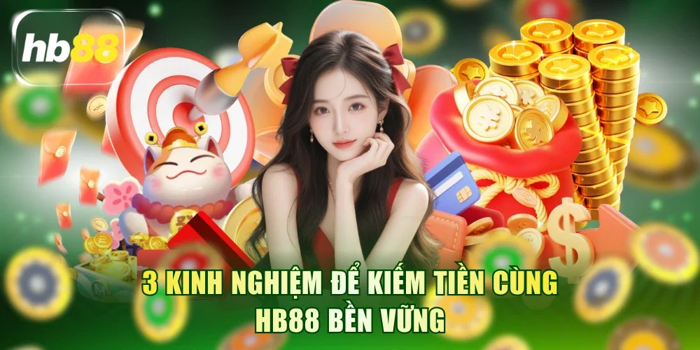 3 kinh nghiệm để kiếm tiền cùng HB88 bền vững