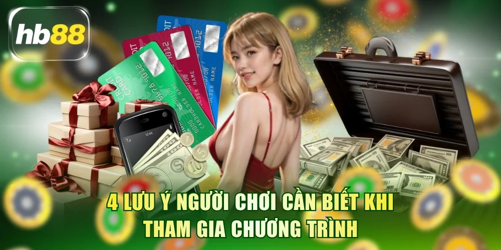 4 lưu ý người chơi cần biết khi tham gia chương trình