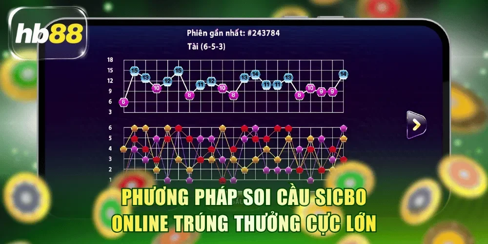 Phương pháp soi cầu Sicbo online trúng thưởng cực lớn