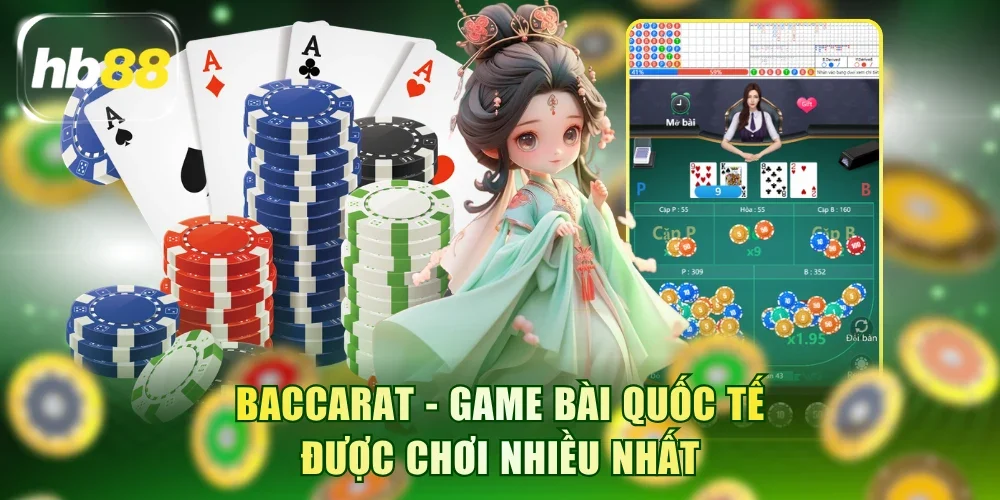 Baccarat - Game bài quốc tế được chơi nhiều nhất