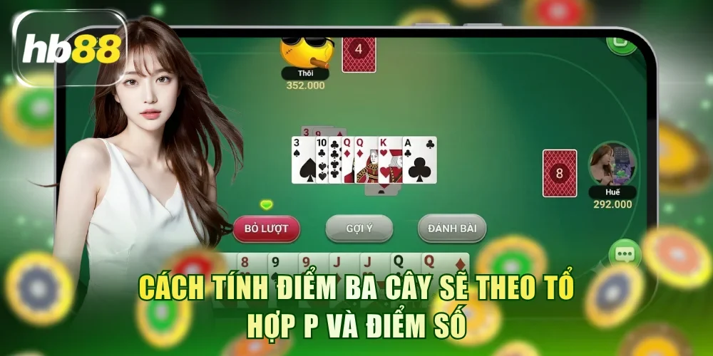 Cách tính điểm Ba cây sẽ theo tổ hợp P và điểm số