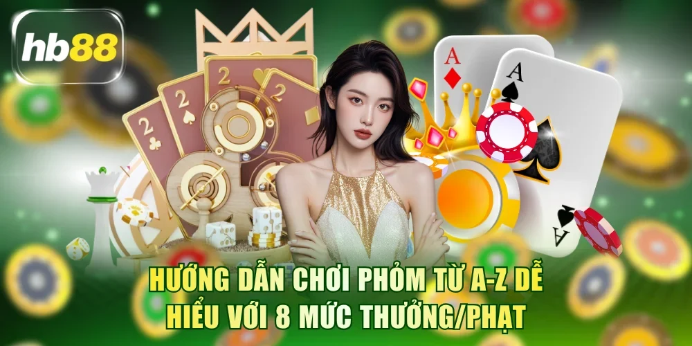 Hướng Dẫn Chơi Phỏm Từ A-Z Dễ Hiểu Với 8 Mức Thưởng Phạt